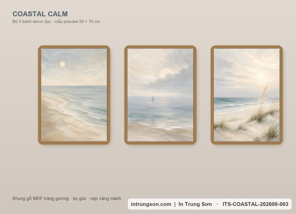 Tranh bộ Coastal – Phong Cảnh Biển