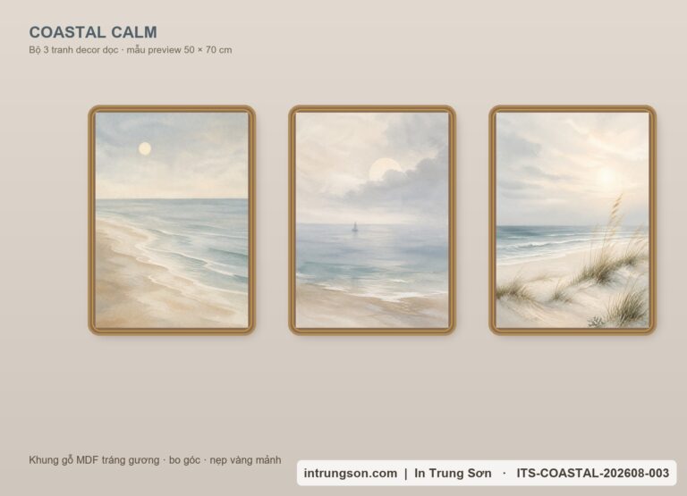Tranh bộ Coastal – Phong Cảnh Biển