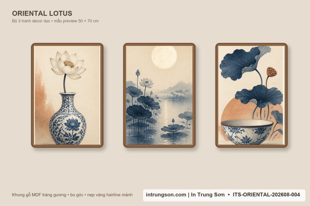 Tranh bộ Oriental – Phong Cách Á Đông
