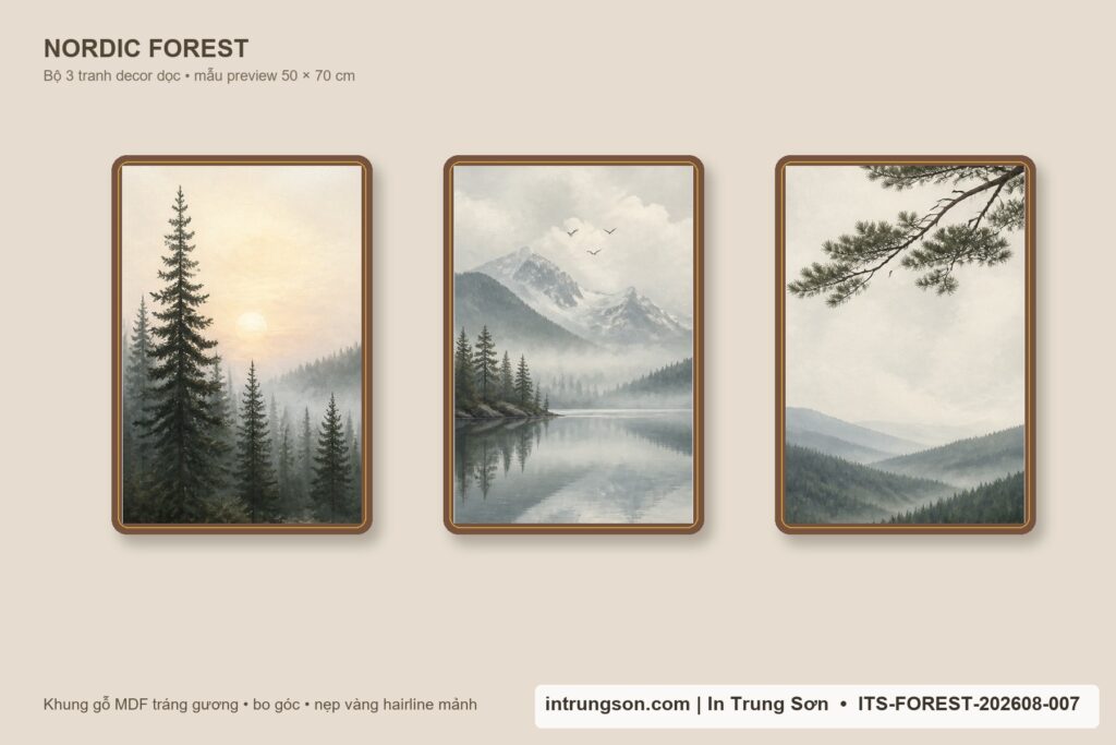 Tranh bộ Forest – Rừng Xanh Bình Yên