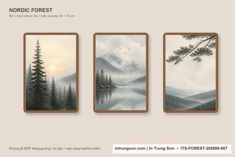 Tranh bộ Forest – Rừng Xanh Bình Yên