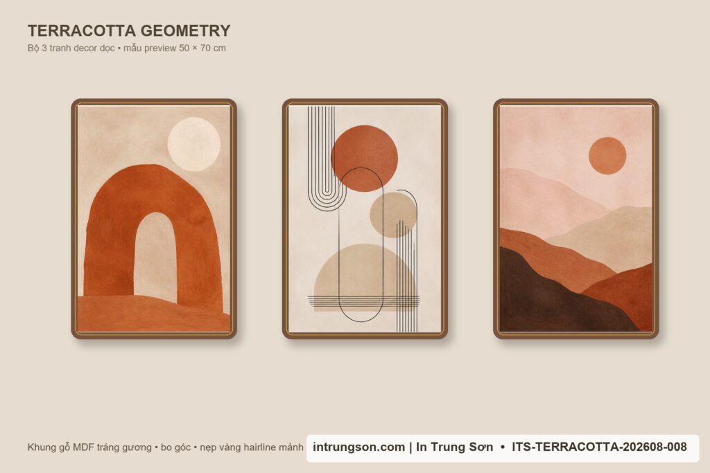 Tranh bộ Terracotta – Sắc Đất Nung