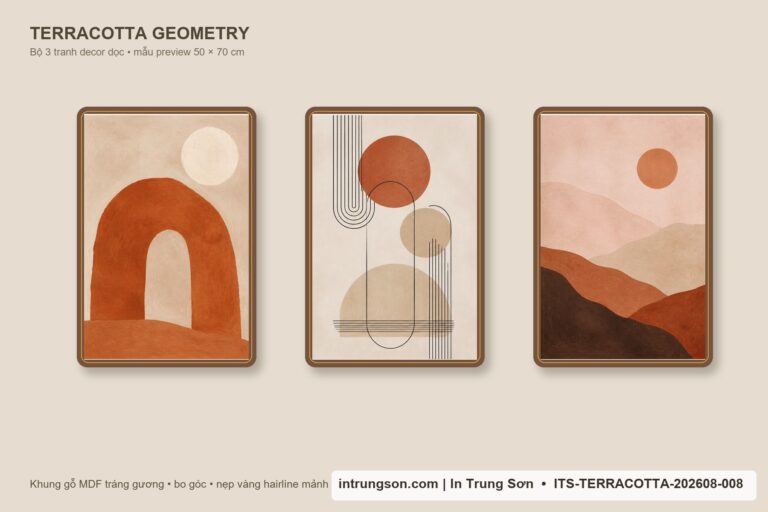 Tranh bộ Terracotta – Sắc Đất Nung