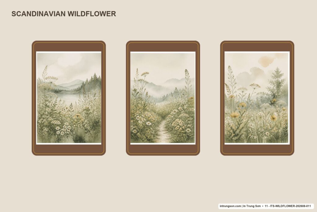 Tranh bộ Wildflower – Hoa Dại