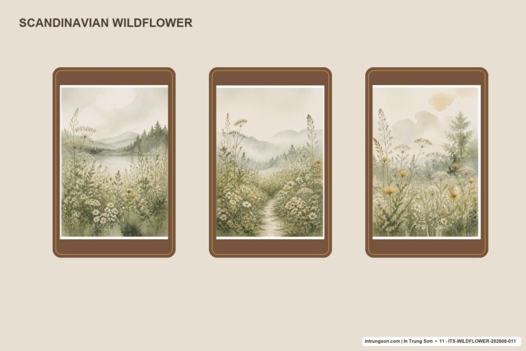 Tranh bộ Wildflower – Hoa Dại
